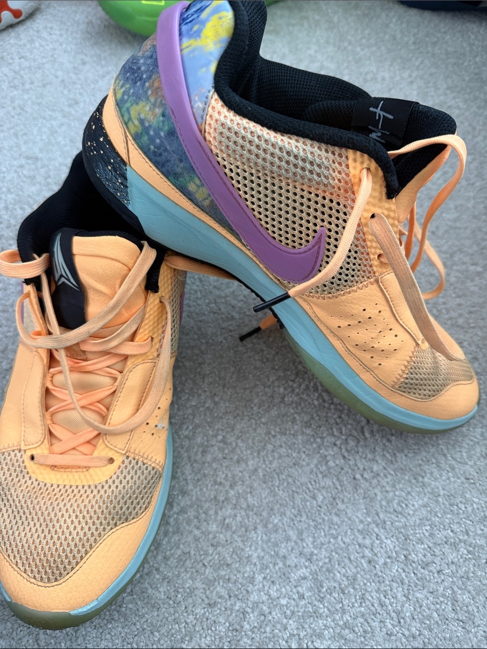 Nike Ja 1 “EYBL” / “EYBL Peach Jam” basketball shoes - Size 11.5